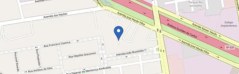 Mapa da estação Ville Hotel Gramadão