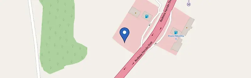 Mapa da estação Volvo Posto Caxuxa Moinho I