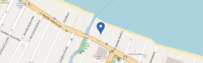 Mapa da estação Hotel Brisa Mar