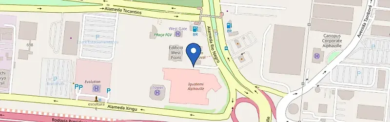 Mapa da estação Condomínio West Point - Zletric