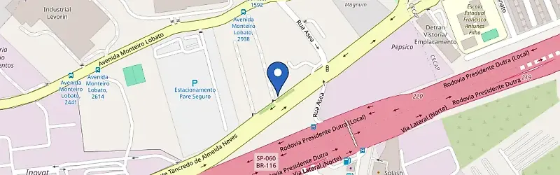 Mapa da estação Ponce Estacionamento