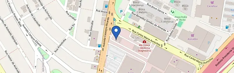 Mapa da estação The View Club Residence