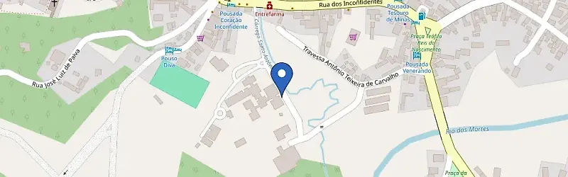 Mapa da estação Santíssimo Resort