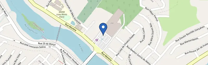 Mapa da estação Supermercado Sempre Tem