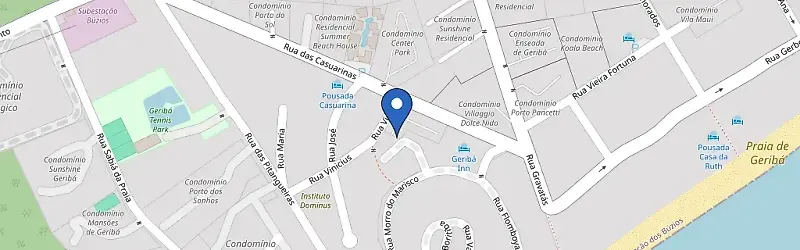 Mapa da estação Cantinho Da Praia