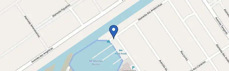 Mapa da estação BR Marinas Búzios