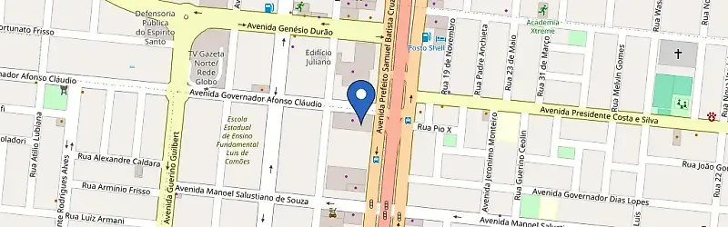 Mapa da estação Motol Veículos