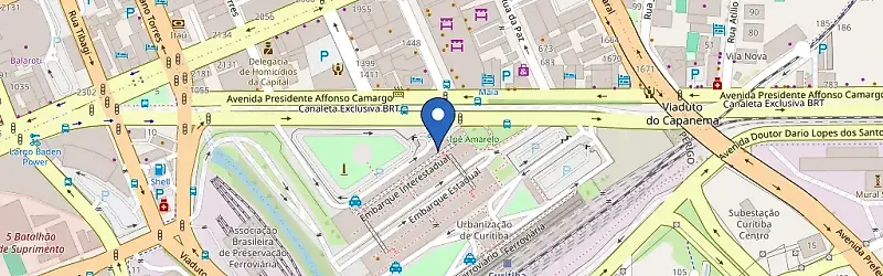 Mapa da estação Mobilize | Rodoviária