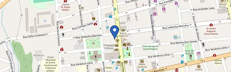 Mapa da estação Hotel Colonial