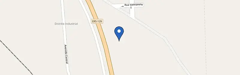 Mapa da estação Abasteça Aqui BR