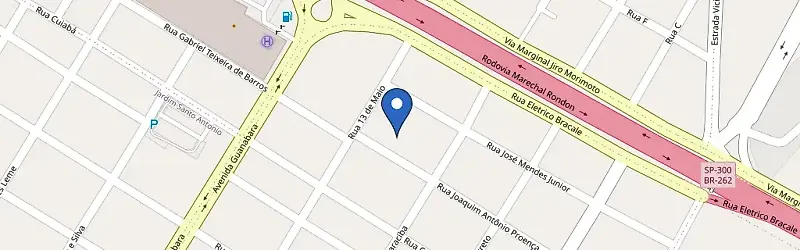 Mapa da estação Wakanda Hotel