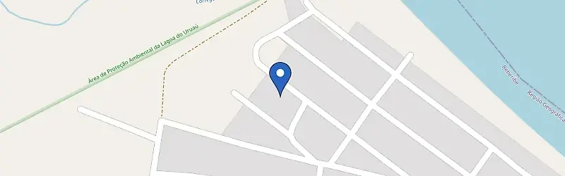 Mapa da estação Chez Tupã Suites