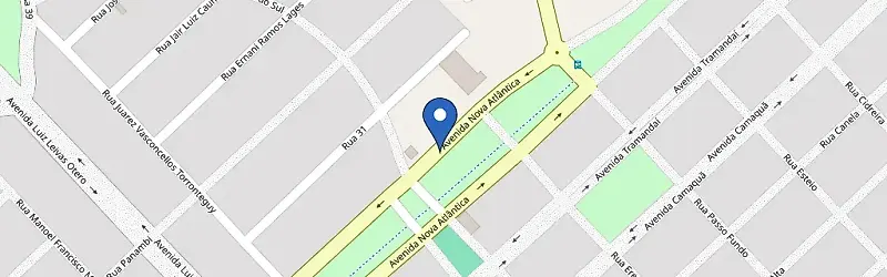 Mapa da estação Orla Solar