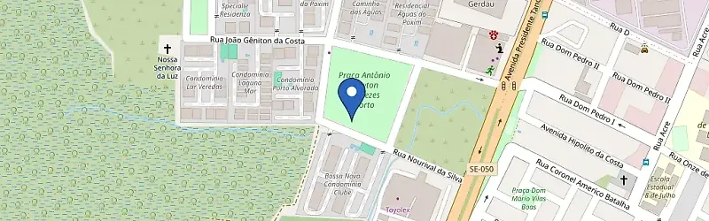 Mapa da estação Privada