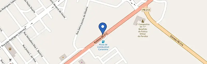 Mapa da estação Restaurante Do Boi