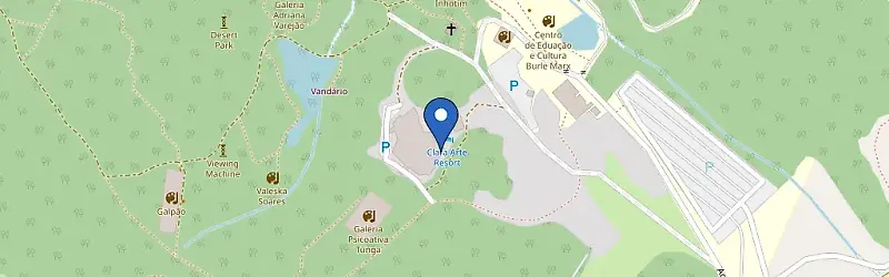 Mapa da estação Clara Resort Inhotim
