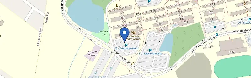 Mapa da estação Estacionamento Escola De Saúde Anfiteatro Pde Werner
