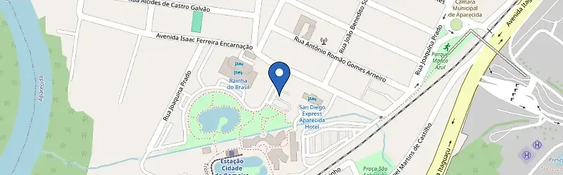 Mapa da estação Hotel Rainha Do Brasil