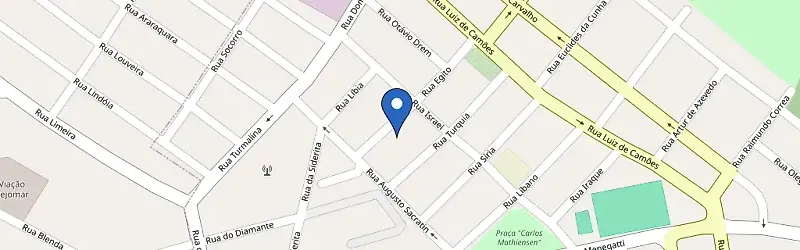 Mapa da estação Residencial Gustavo