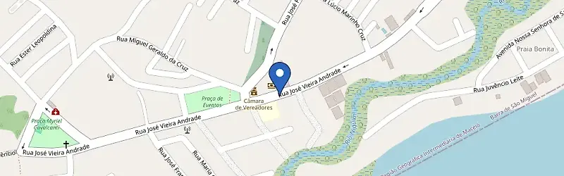 Mapa da estação Em Frente À Pousada Corais Da Barra