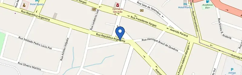 Mapa da estação Taxi Taffarel
