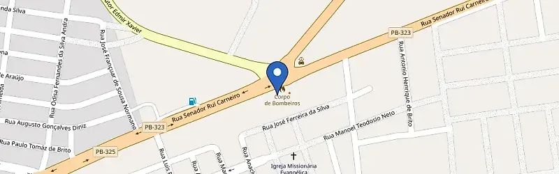 Mapa da estação Churrascaria Ponto Certo