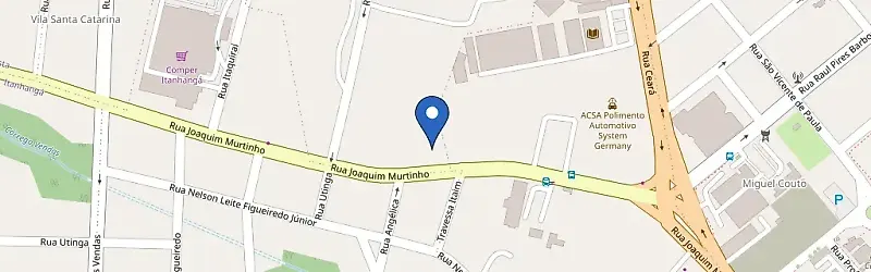 Mapa da estação BAMAQ GWM Campo Grande