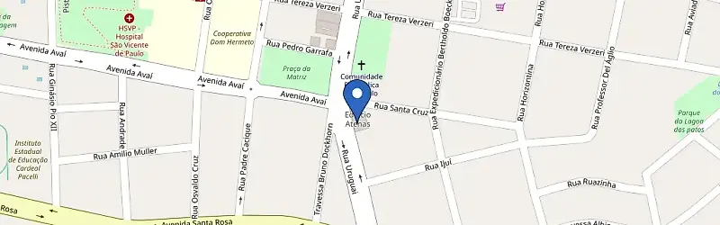 Mapa da estação Residência
