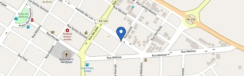 Mapa da estação Bionova • Nova Aurora