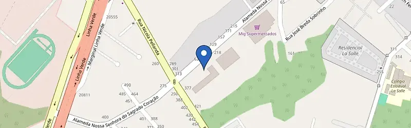 Mapa da estação Pátio Sagrado
