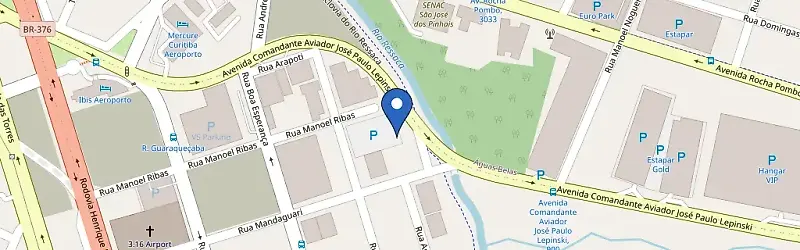 Mapa da estação ES Park Estacionamento Aeroporto