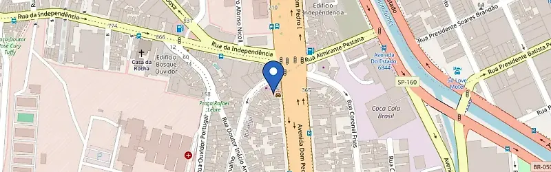 Mapa da estação Go Electric Eco Luz - Vila Monumento