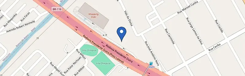 Mapa da estação Estacionamento Atakashow