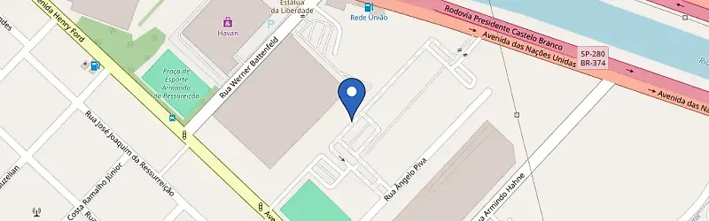 Mapa da estação Estacionamento Melicidade