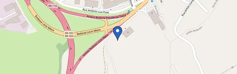 Mapa da estação Renault Rio Sena - Barra Mansa