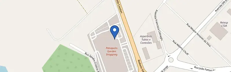 Mapa da estação Kawakami Supermercado - Garden Shopping - Volvo