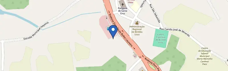 Mapa da estação Eletrobidu - Rodovia Mogi Bertioga Km
