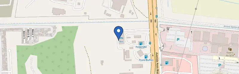 Mapa da estação Ibis Porto Alegre Assis
