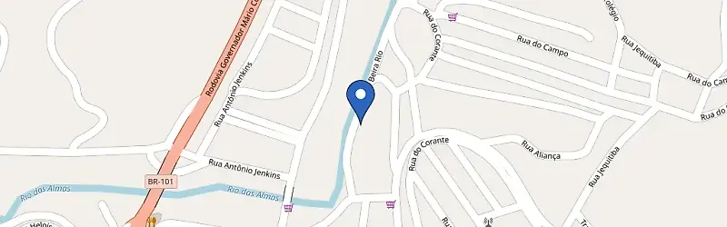 Mapa da estação Residêncial Maestro Claudio