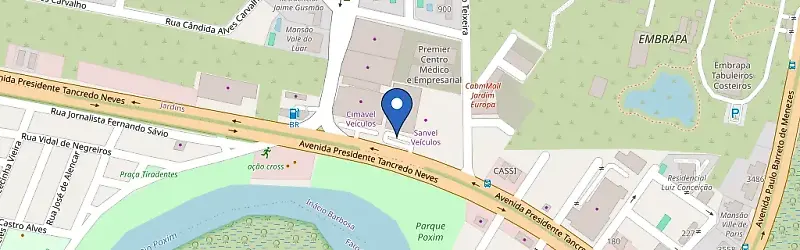 Mapa da estação Nissan - Sanvel