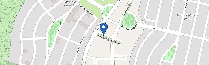 Mapa da estação BR Super Carga - Pátio Ideal Cidade Alpha - Eusébio