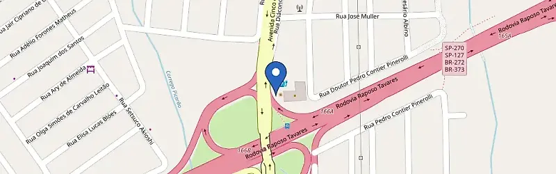 Mapa da estação RT166