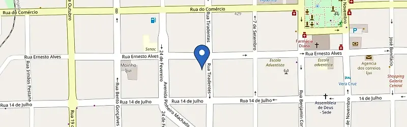 Mapa da estação Recatto Empreendimentos