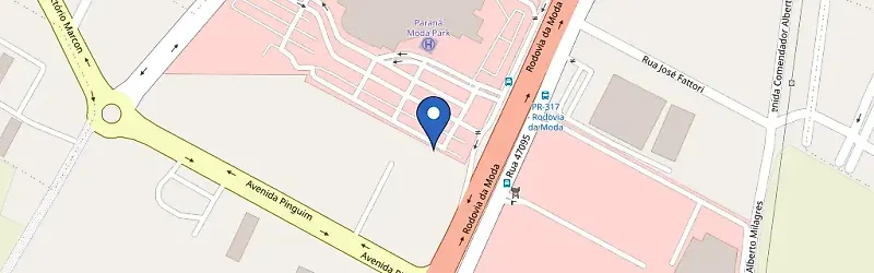 Mapa da estação Paraná Moda Park Shopping