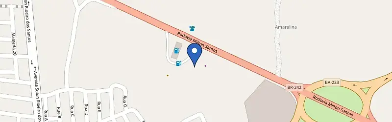 Mapa da estação Volvo - Posto Santa Helena