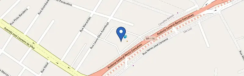 Mapa da estação Posto Sim