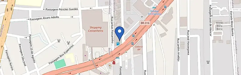 Mapa da estação BR Eletron Distribuidora