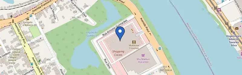 Mapa da estação BR Super Carga - Cocais Shopping Timon