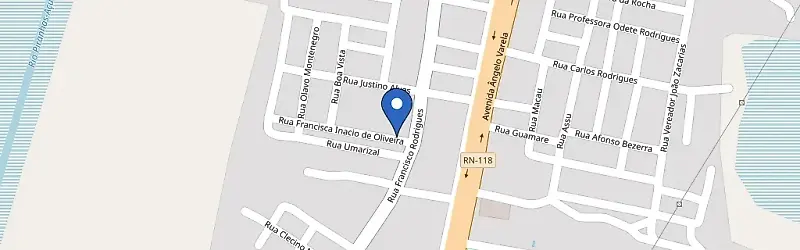 Mapa da estação Mega Mais Atacarejo