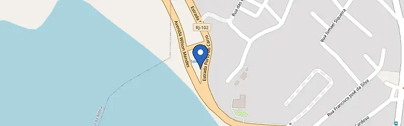 Mapa da estação SolGás Eletric - Porto do Carro